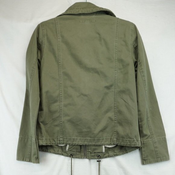 ✨Roxy S Army Green Jean Jacket - Picture 4 of 4